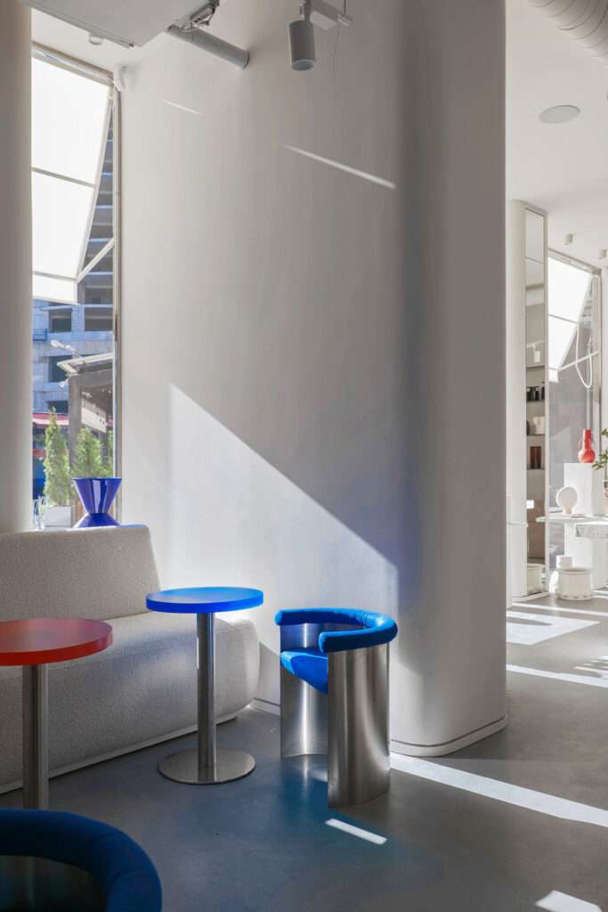 A Fresh Take on Shopping with Clean Lines and Bright Accents in Yerevan’s One-of-a-Kind Concrete Store
