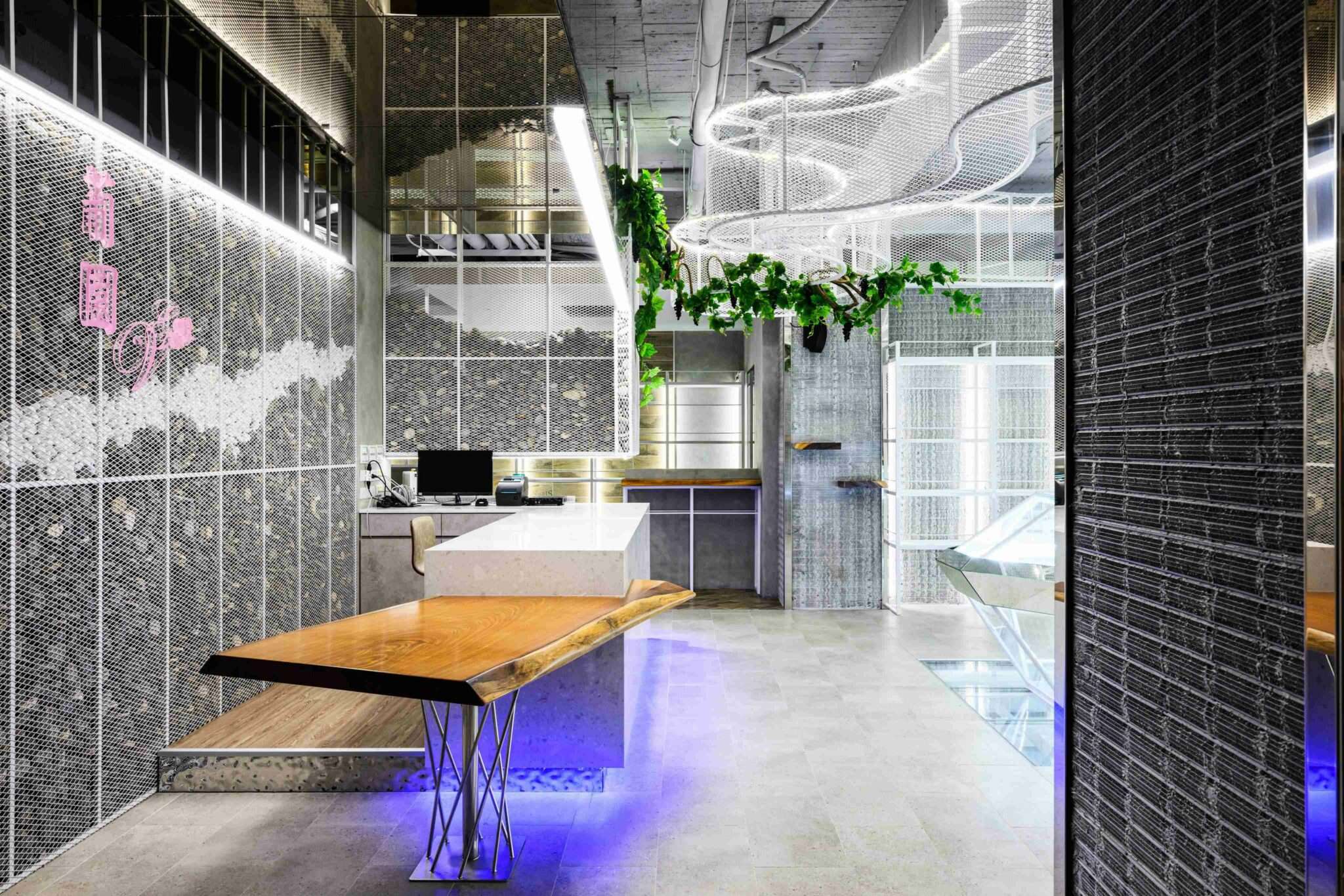 Water-Inspired Design in a Sustainable Wine Bar - D5 MAG – Design Magazine