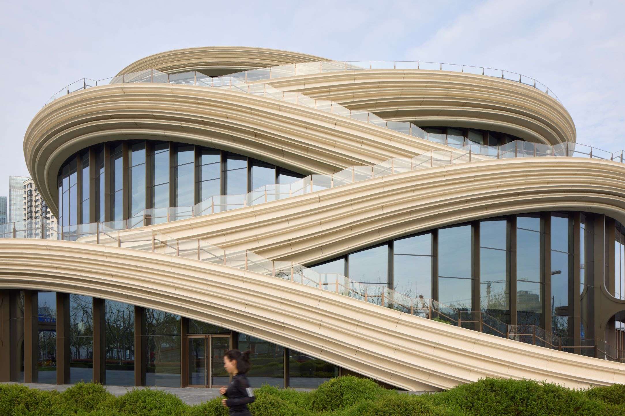 The Orbit West Bund Shanghai art building ©Qingyan Zhu