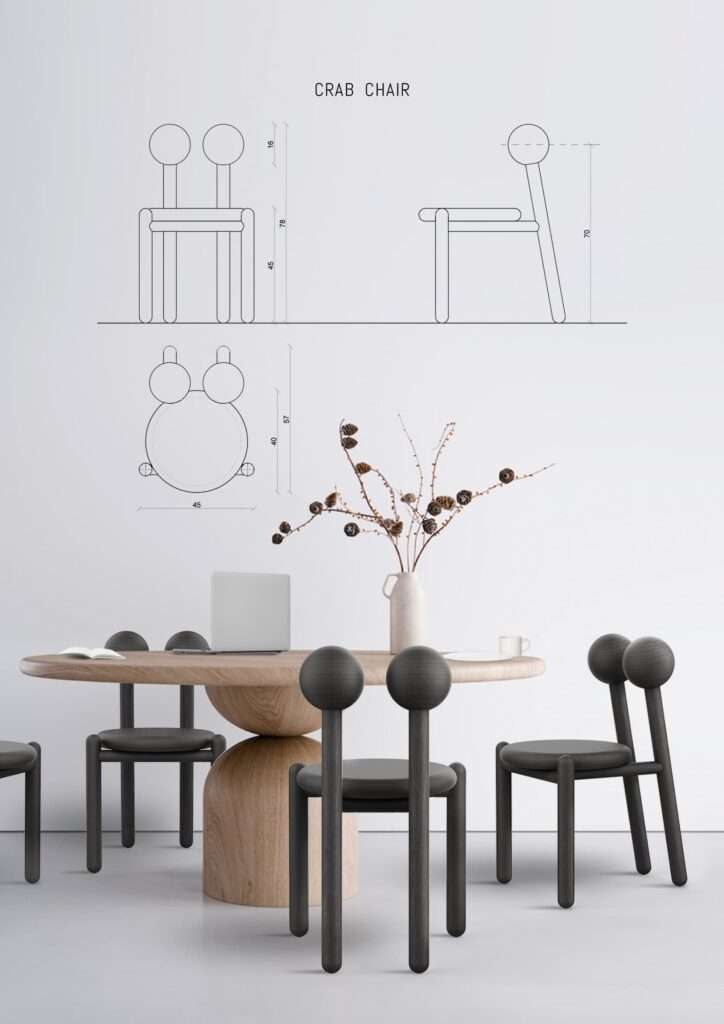 Crab Chair as the Key to Healthy Posture and Playful Living