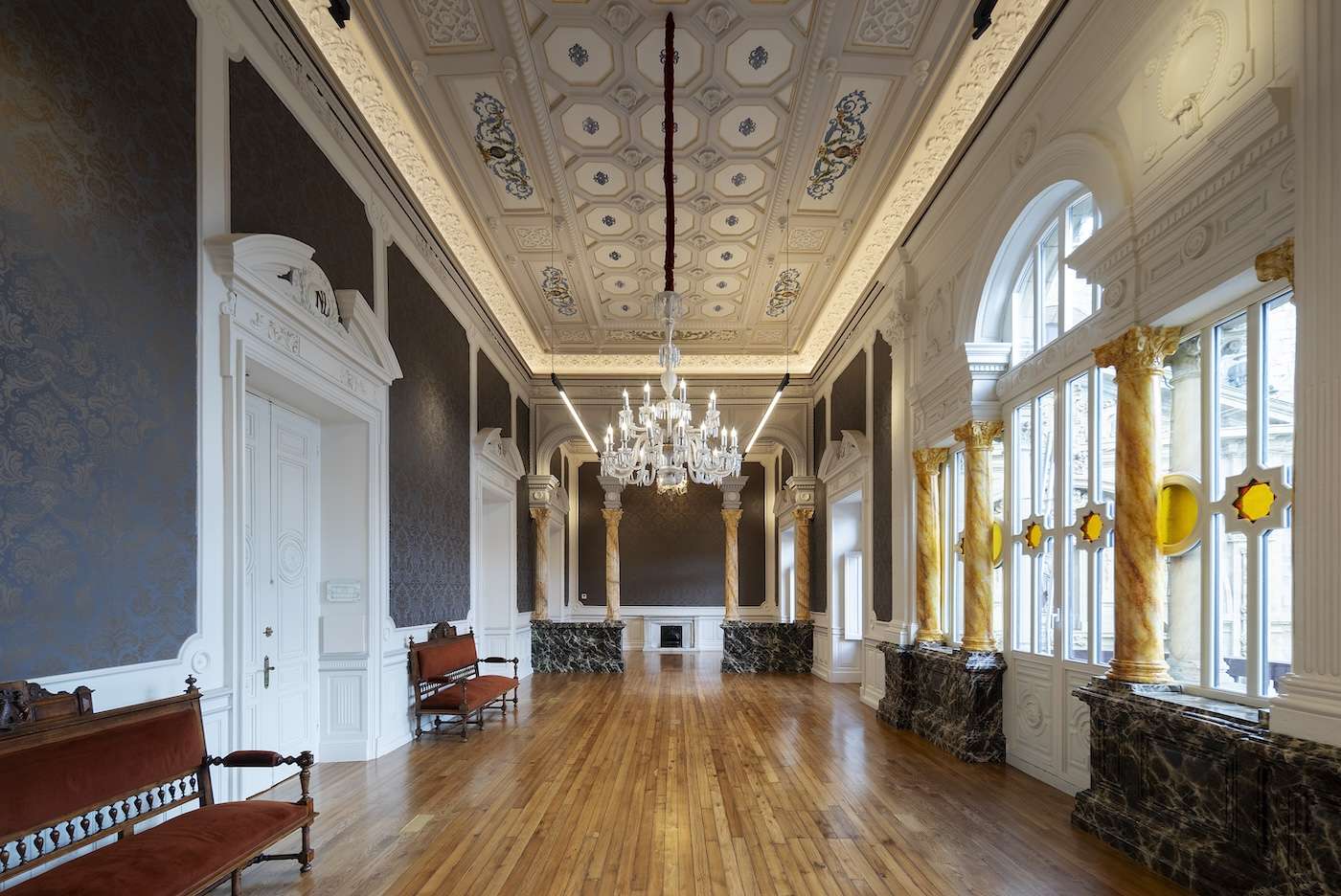Bubble office in the refurbishment of the Assembly Hall of the Hernani Town Hall, Spain