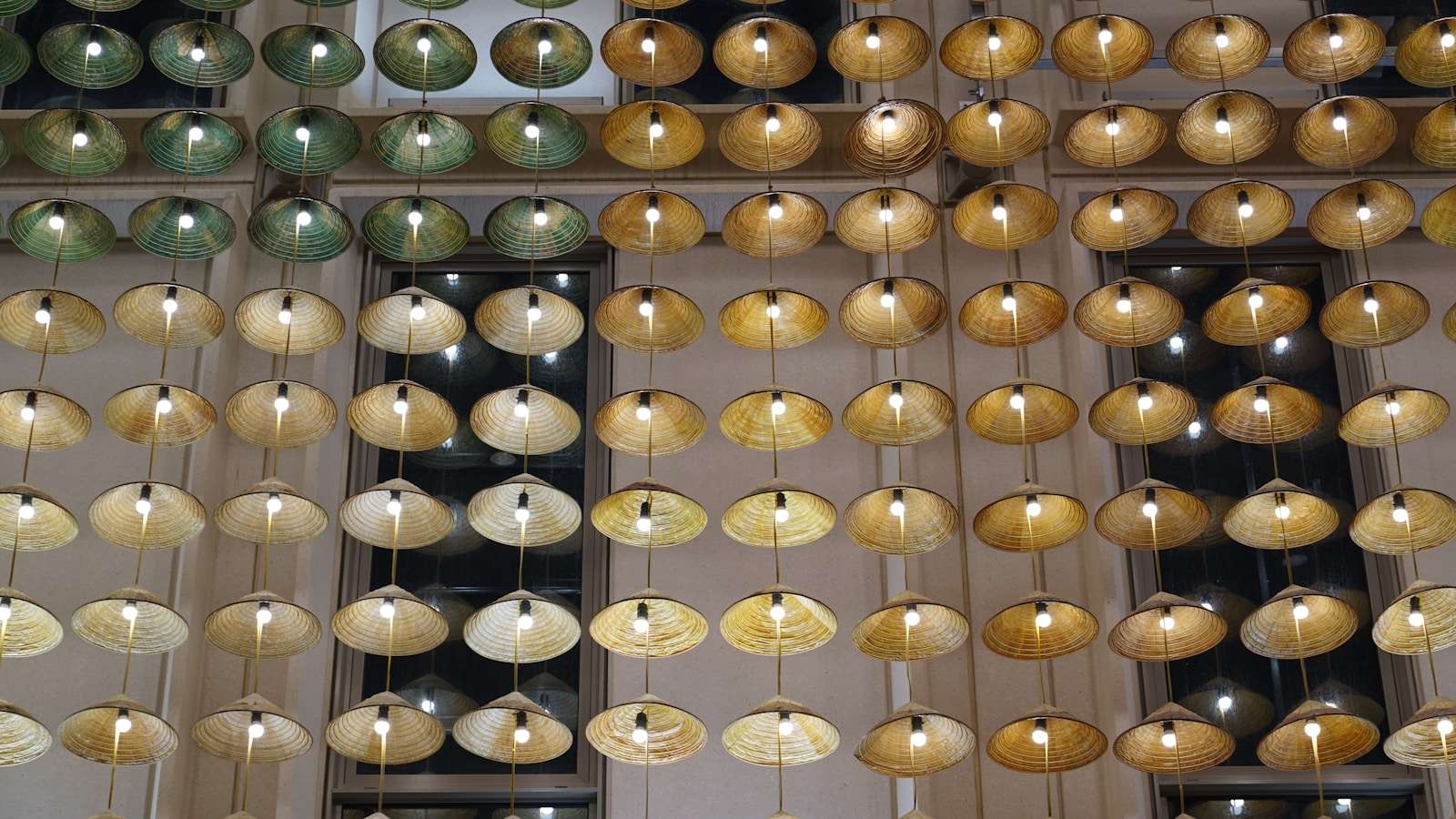 a room filled with lots of different colored lights