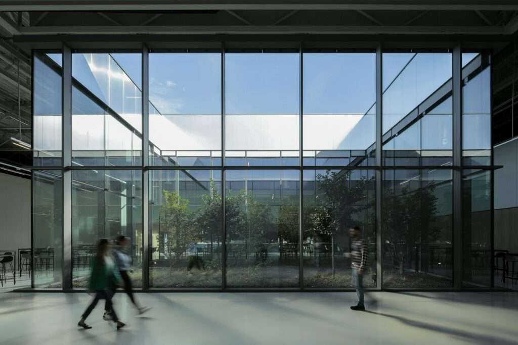 Designed by renowned Croatian architecture firm 3LHD, the Rimac Campus
