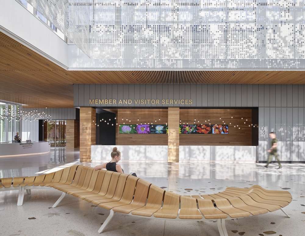 Missouri Botanical Garden furniture and lighting is inspired by natural forms