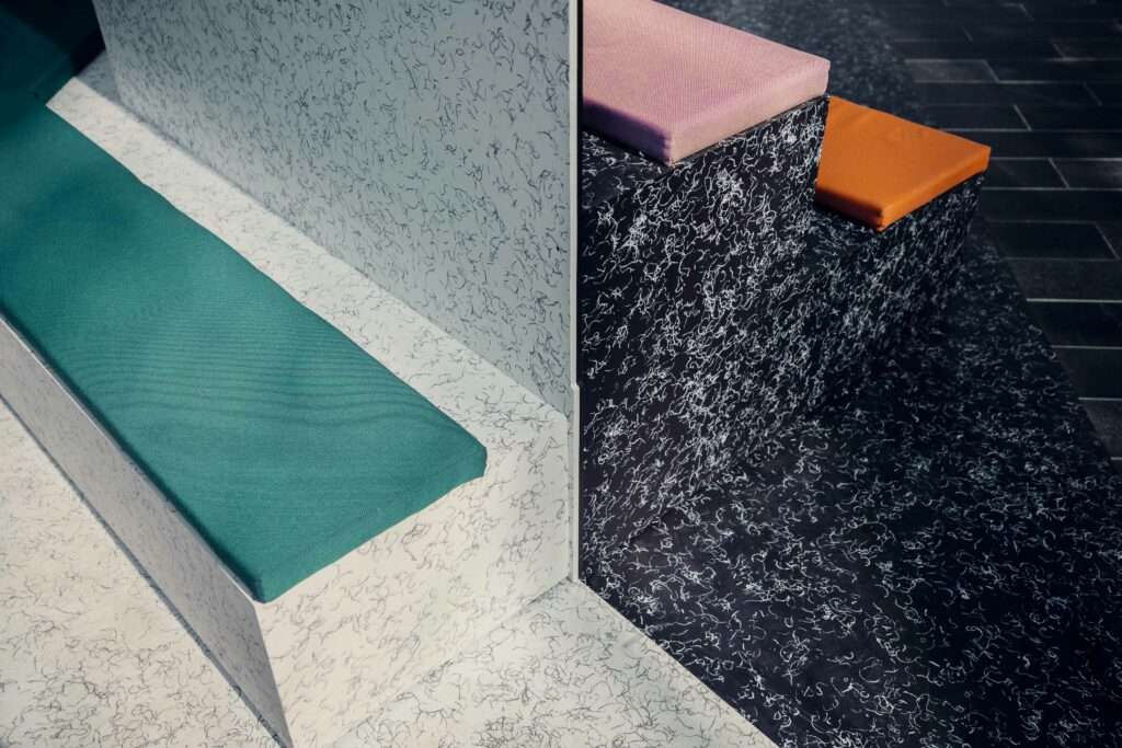 Refrigerator Waste Transformed into Bold Art at Dubai Design Week