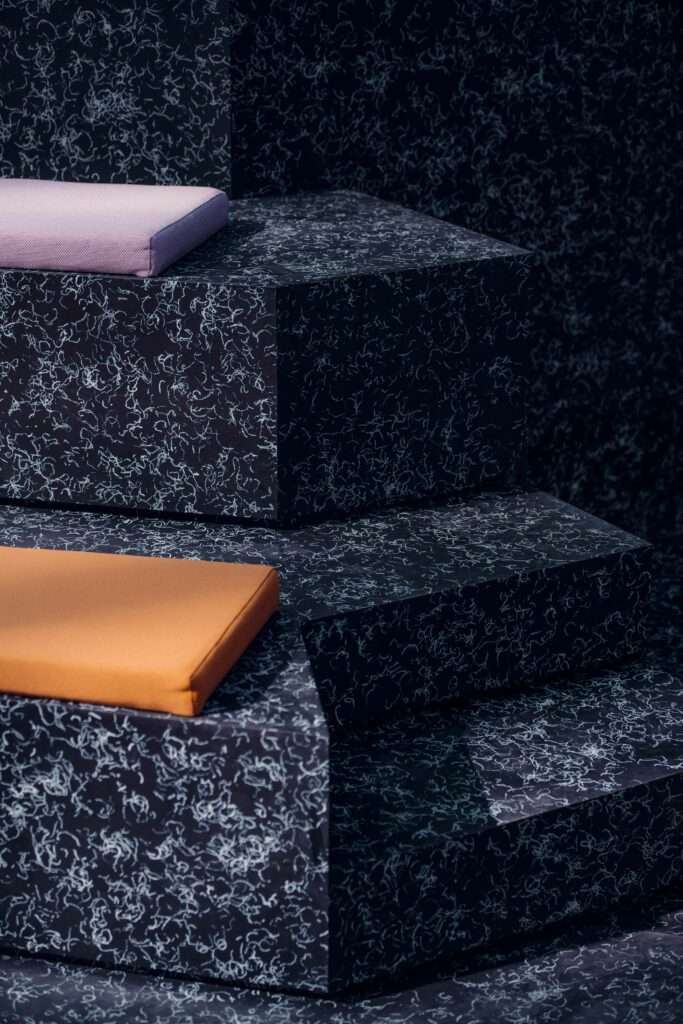 Refrigerator Waste Transformed into Bold Art at Dubai Design Week