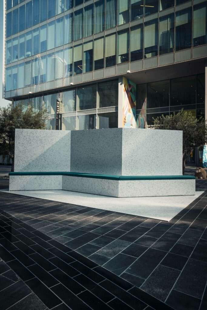 Refrigerator Waste Transformed into Bold Art at Dubai Design Week