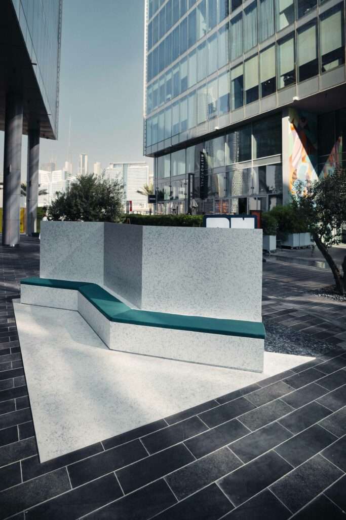 Refrigerator Waste Transformed into Bold Art at Dubai Design Week