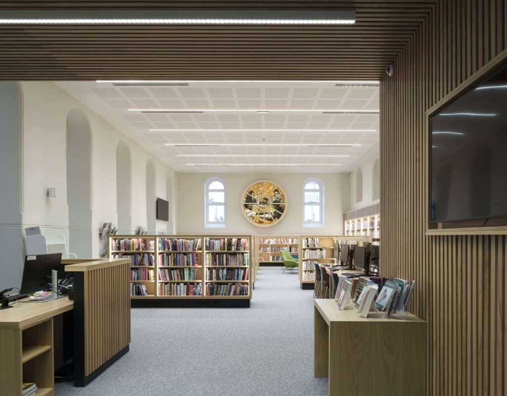 Conversion of Naas Town Hall into Kildare Library and Cultural Centre DEATON LYSAGHT ARCHITECTS