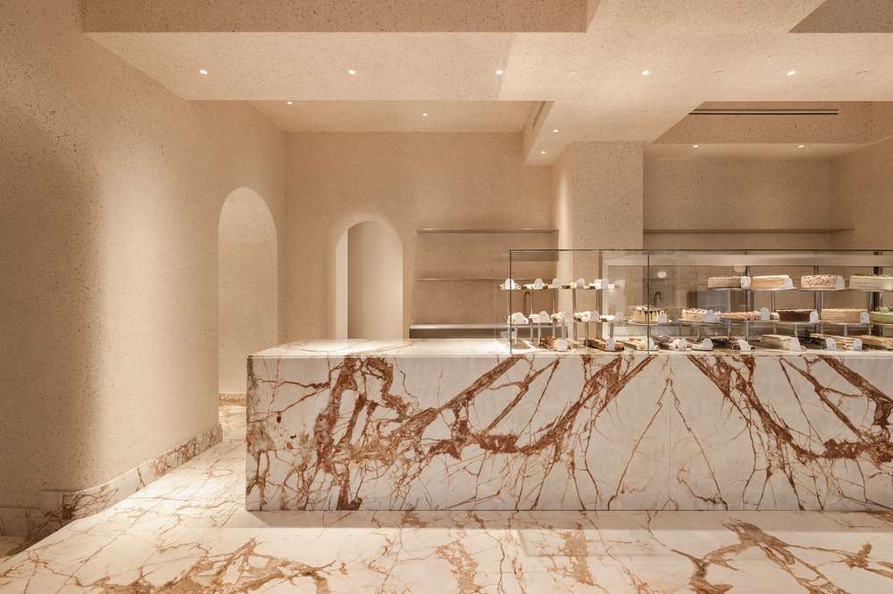 Cukiernia - The Pastry Shop With Walls Covered in Eggshell Plaster in L'viv, Ukraine