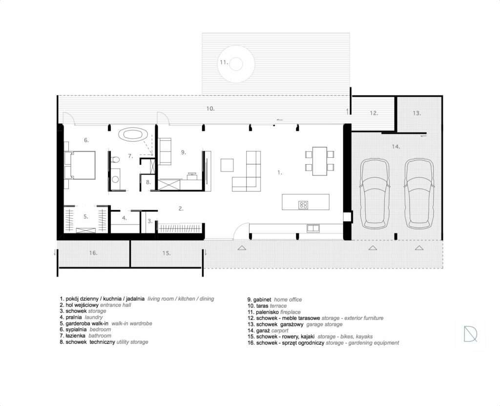 DA House plan
Photo credit: Walenty Durka