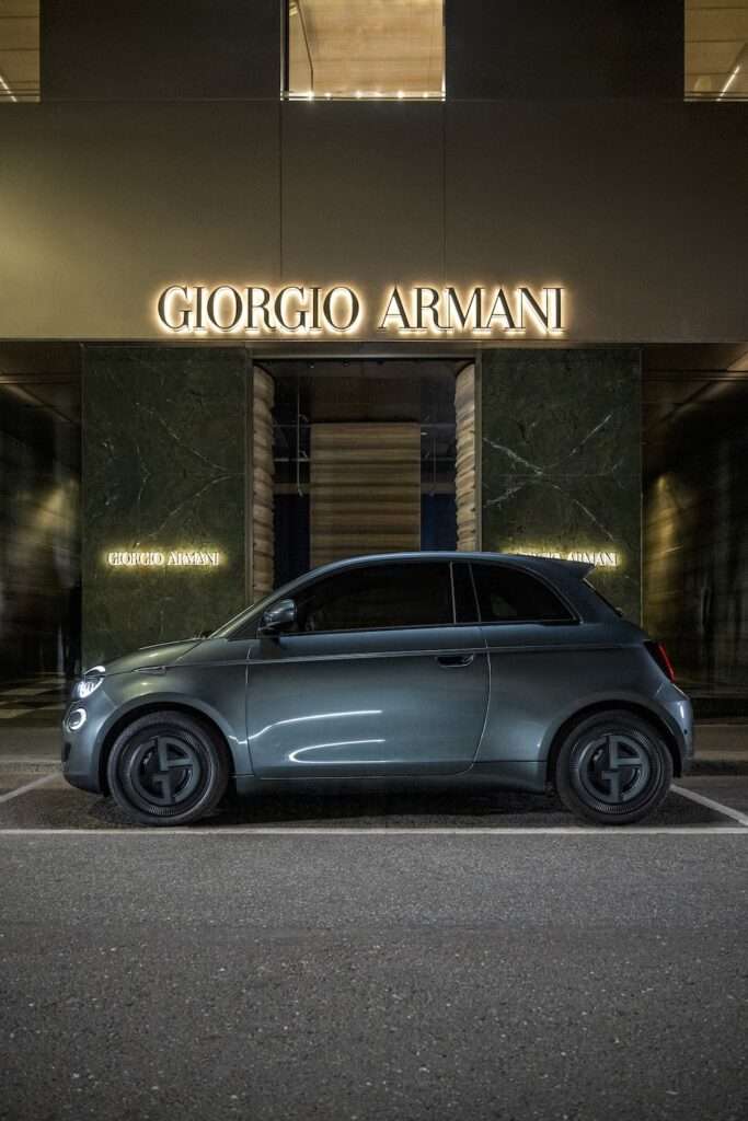 the Fiat 500e Giorgio Armani Collector’s Edition