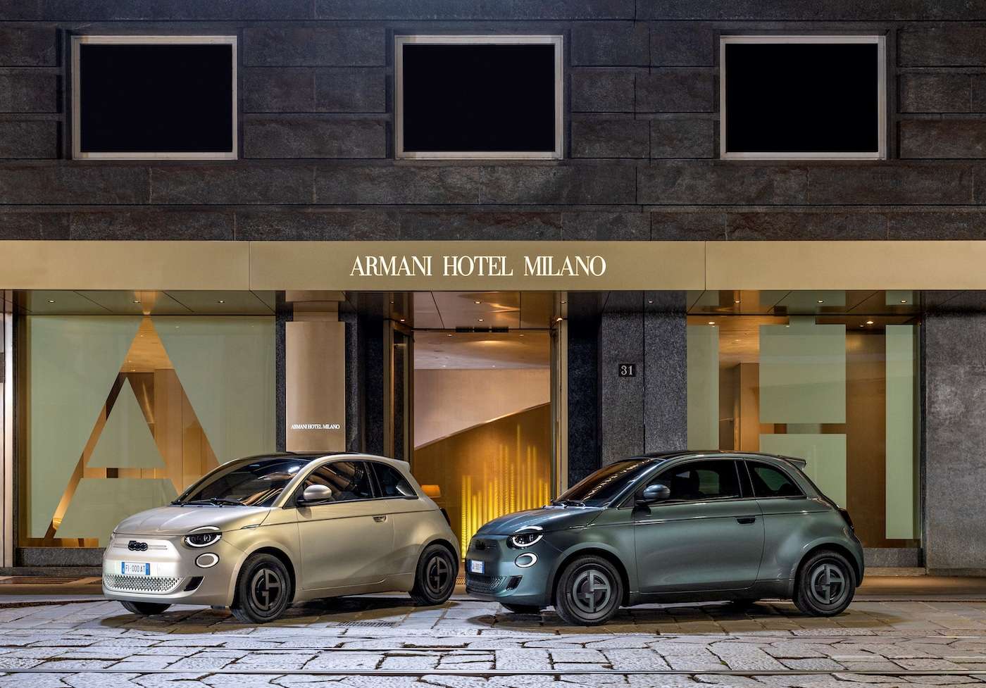 the Fiat 500e Giorgio Armani Collector’s Edition