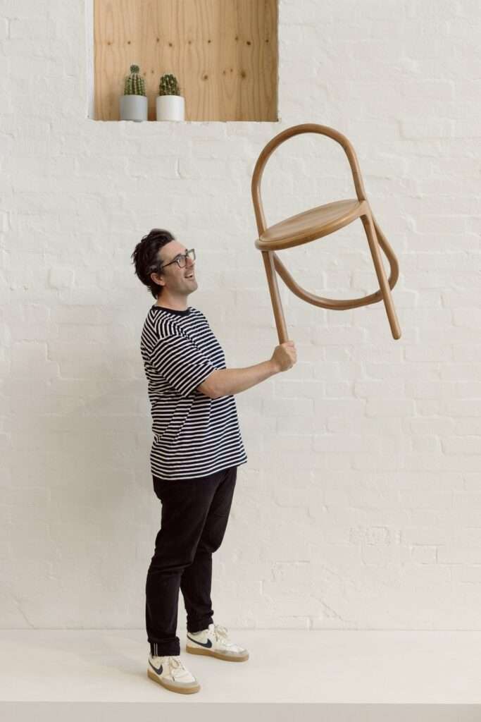 Bryan Micallef’s Clip Chair from Sustainably Sourced Tasmanian Blackwood Captures the Beauty of Thoughtful Design
