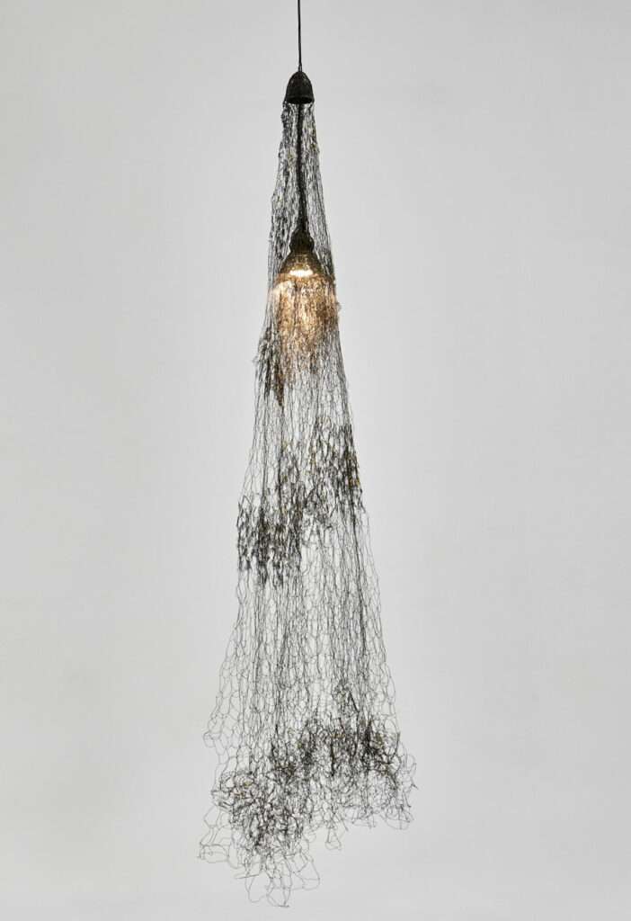 Second Surface Lighting 1, 2024 by Kyeok Kim for Charles Burnand Gallery at Design Miami 2024 (Image courtesy of Charles Burnand Gallery)