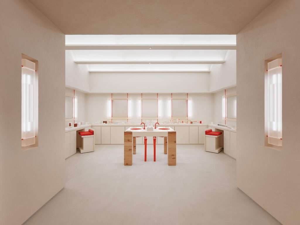 Glossier Soho NYC Photo credit: Glossier Studios / Jason Schmidt