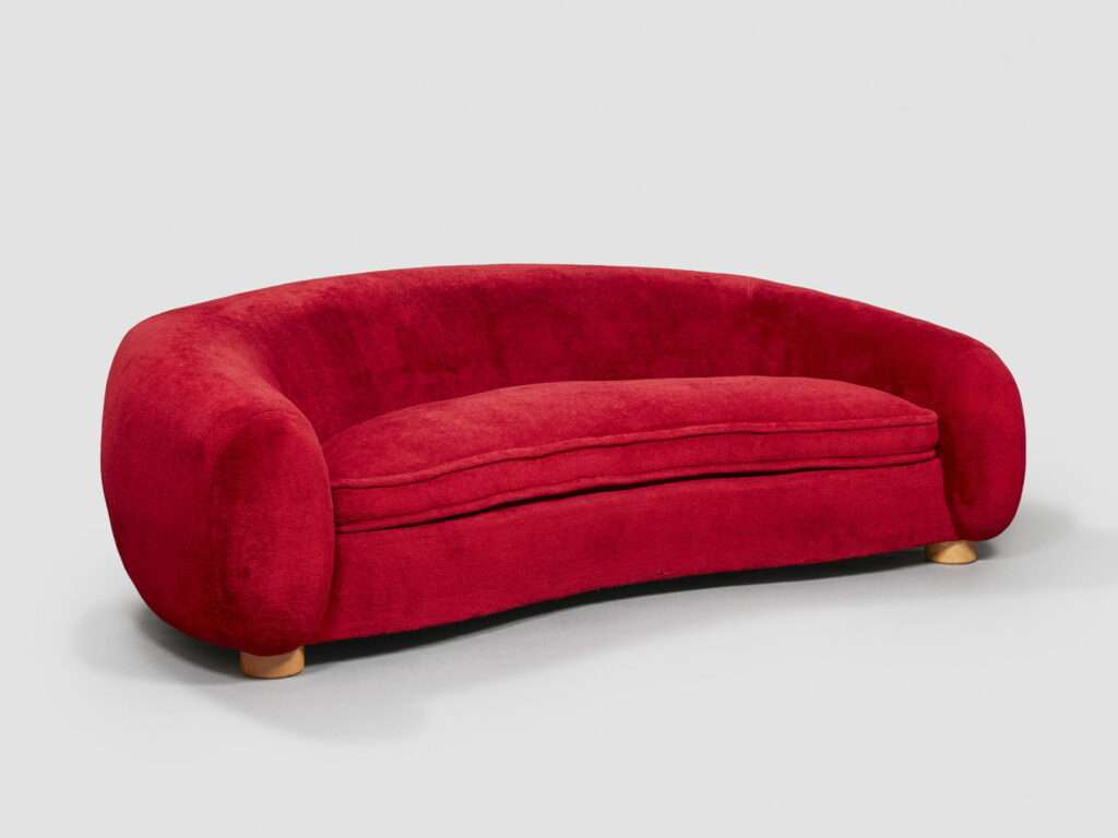 Ours polaire, ca. 1950 by Jean Royère for Galerie Patrick Seguin at Design Miami. 2024 (Image courtesy of Galerie Patrick Seguin)