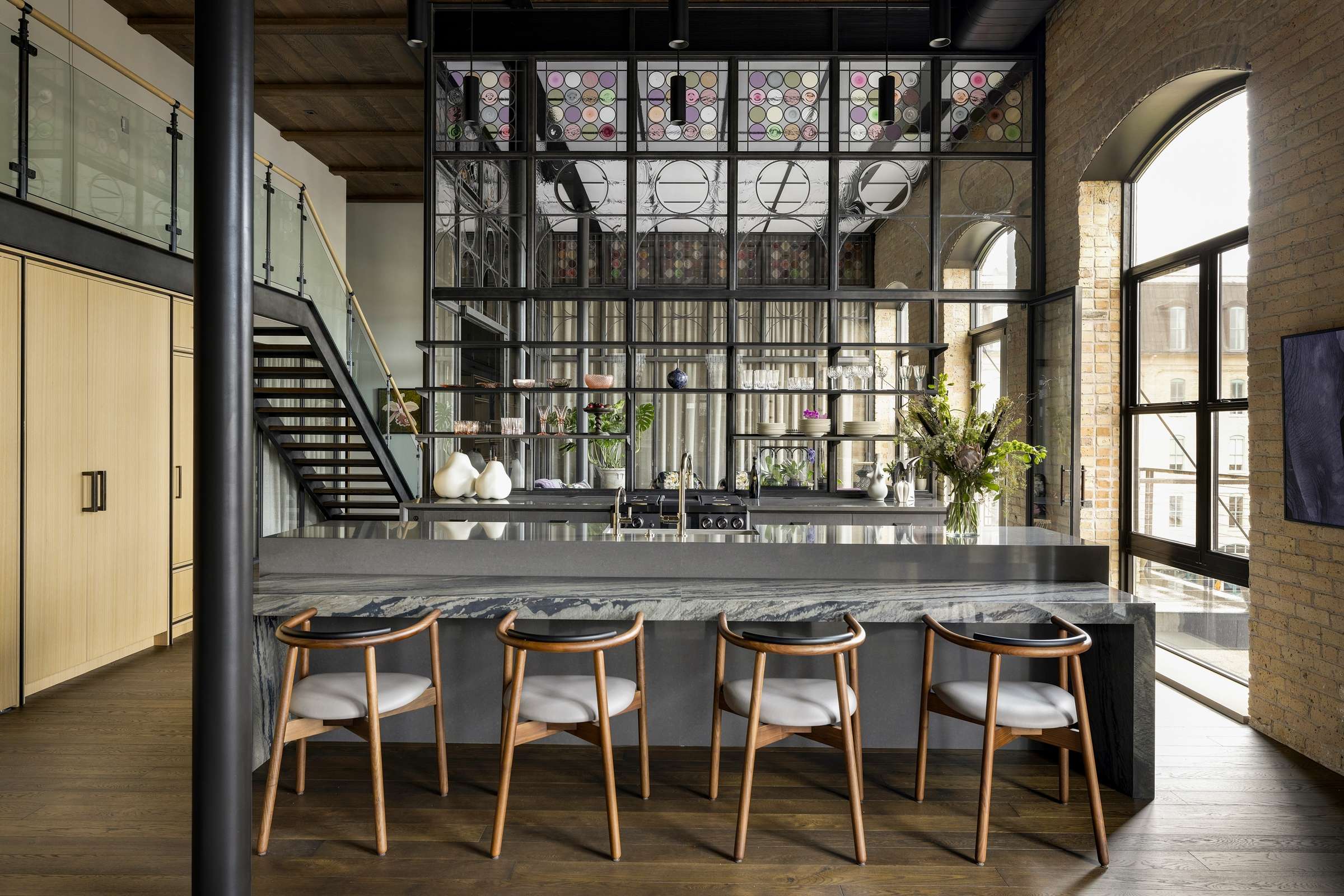 Industrial Elegance Meets Mississippi River Loft's Historic