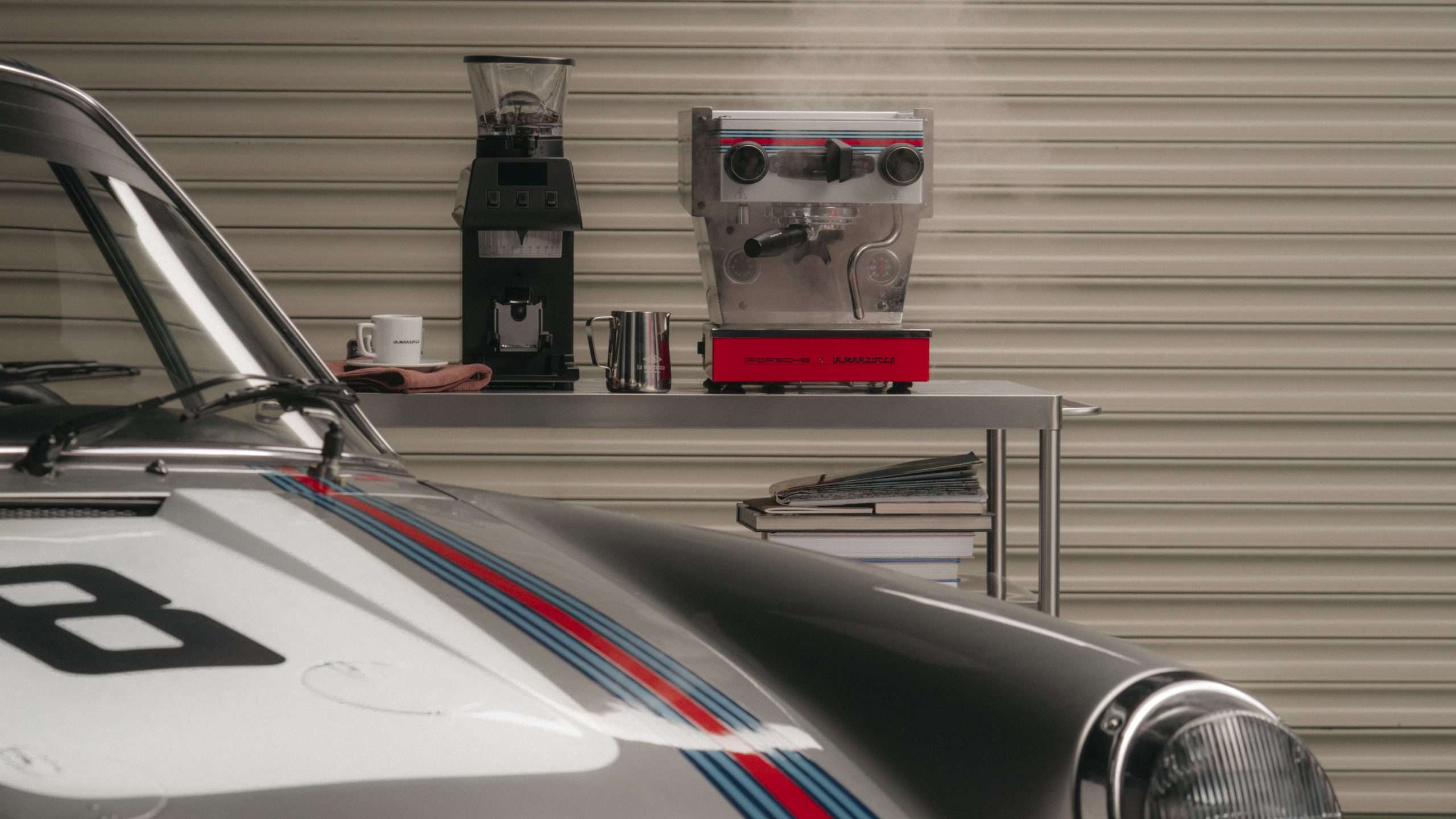 Porsche and La Marzocco Limited-Edition Linea Micra Espresso Machine Photo credit: Courtesy of Porsche