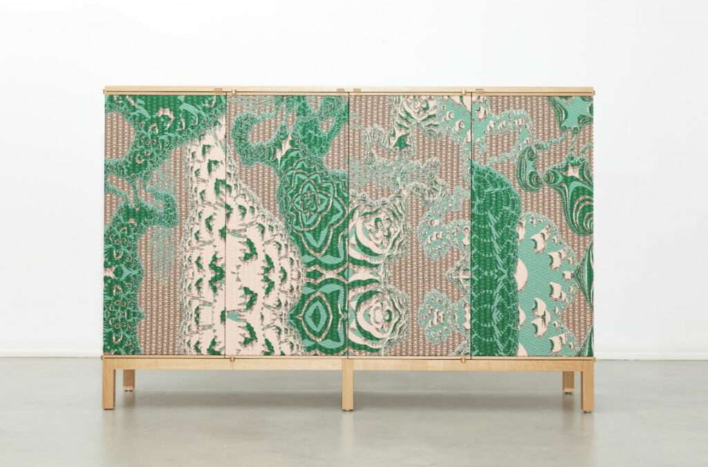 Pitkä-Kotka Cabinet, 2023 by Kustaa Saksi for Gallery FUMI at Design Miami 2024 Photo credit: Courtesy of Gallery FUMI