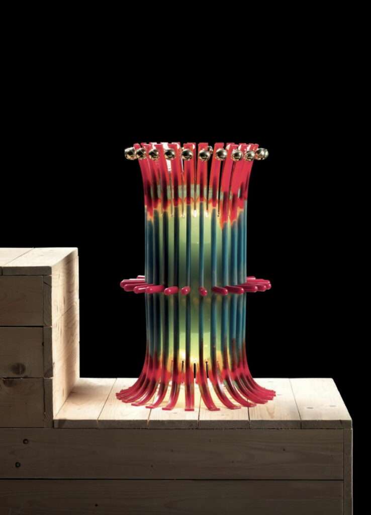 Alda lamp by Gaetano Pesce for Meritalia at Design Miami. 2024 (Image courtesy of Meritalia).