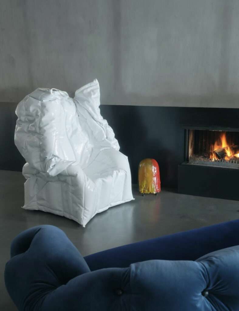 Ghost lamp, by Gaetano Pesce for Meritalia at Design Miami. 2024 (Image courtesy of Meritalia)