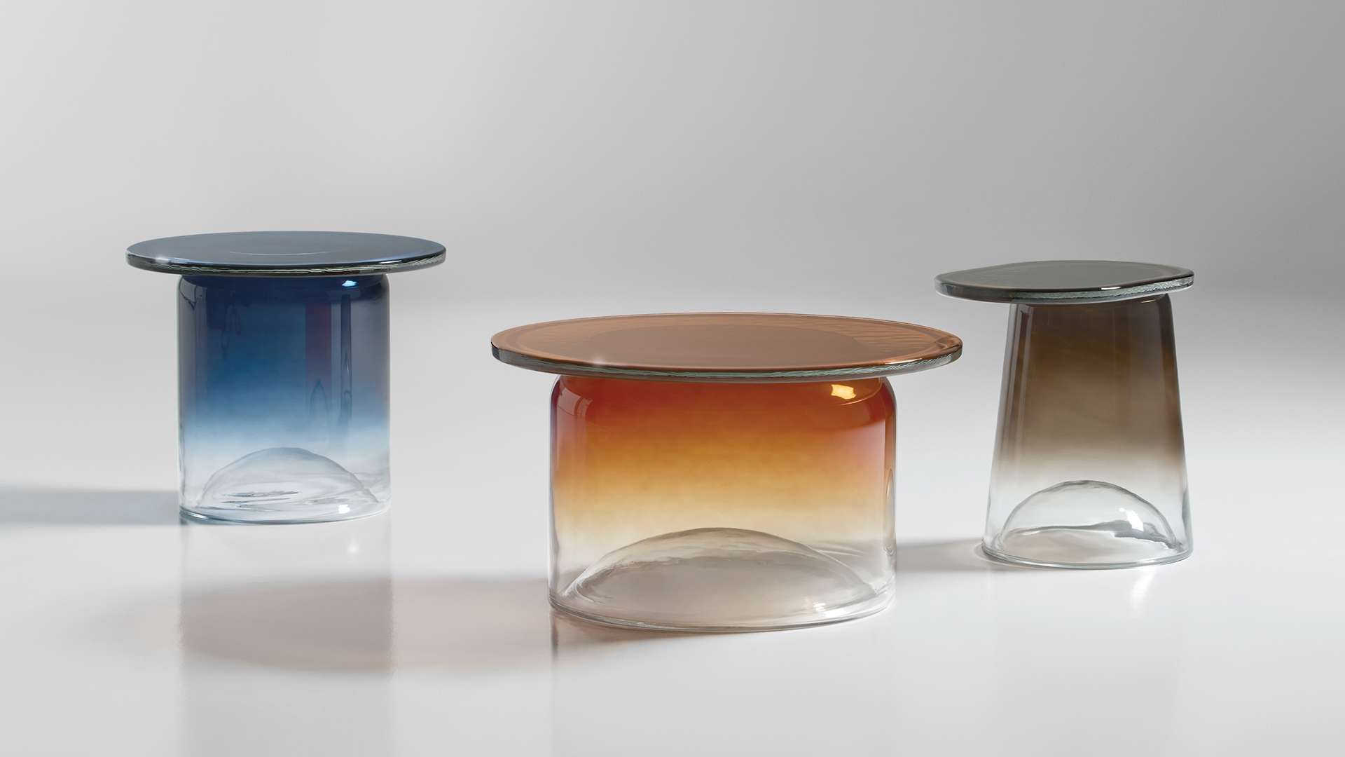 The Ice Tables by Daniel Germani for Bernhardt Design