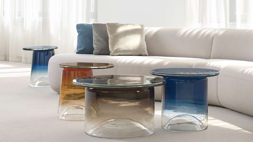 The Ice Tables by Daniel Germani for Bernhardt Design