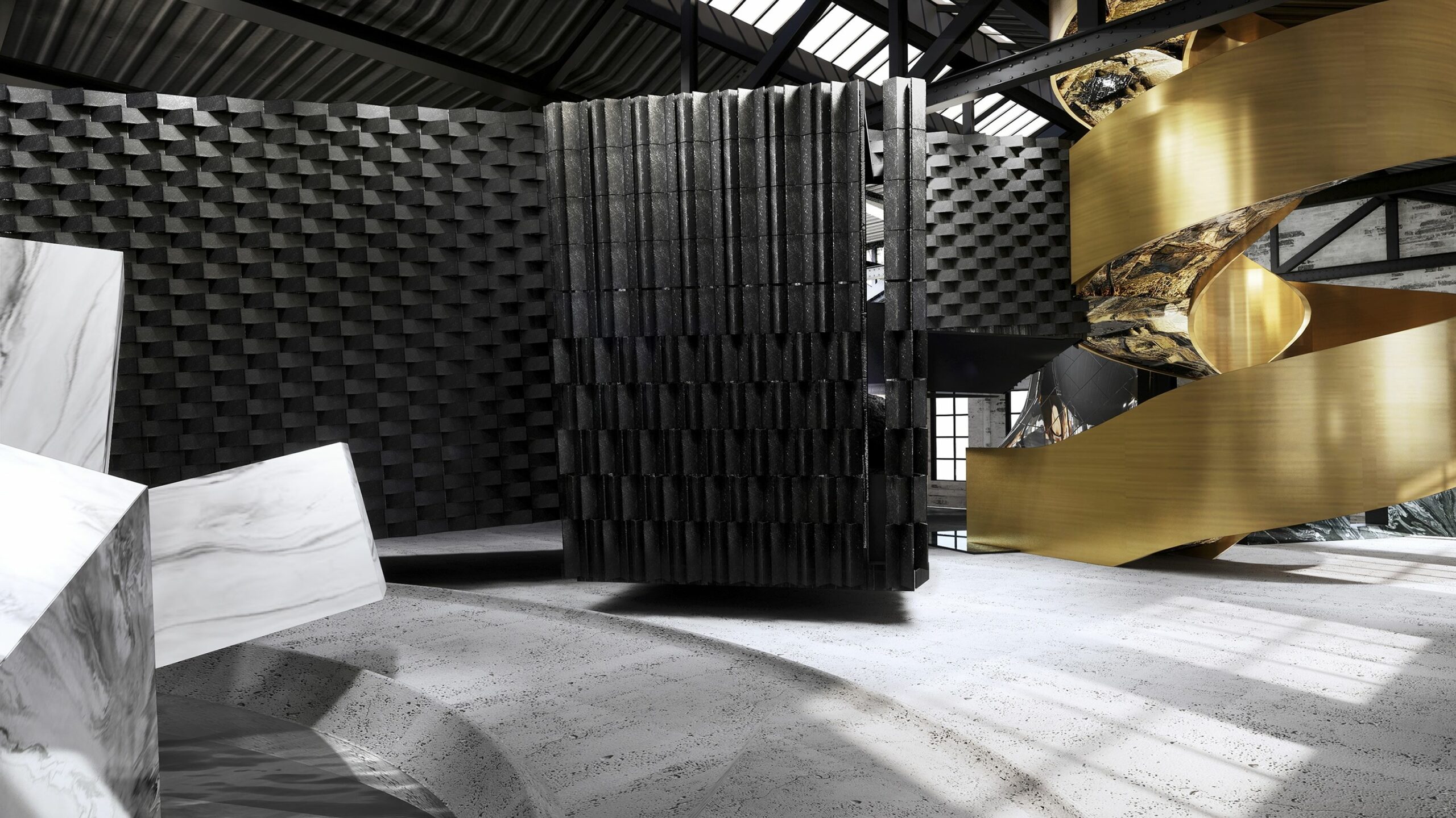 WOSA Sintered Stone Showroom, The Volks Design Research & Consulting Ltd.