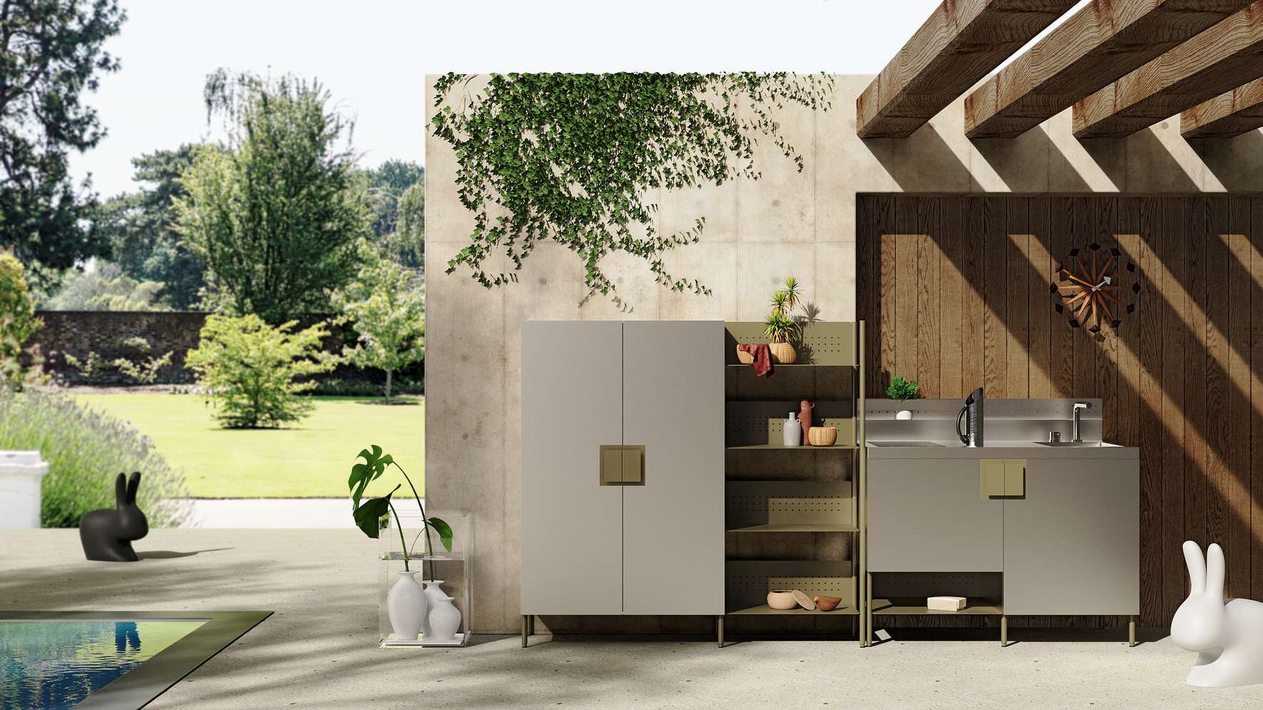 The New Àtria Outdoor Kitchen by Abimis