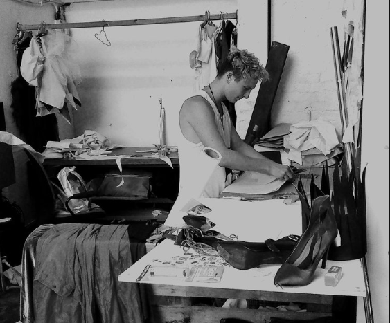 Hector Maclean in studio