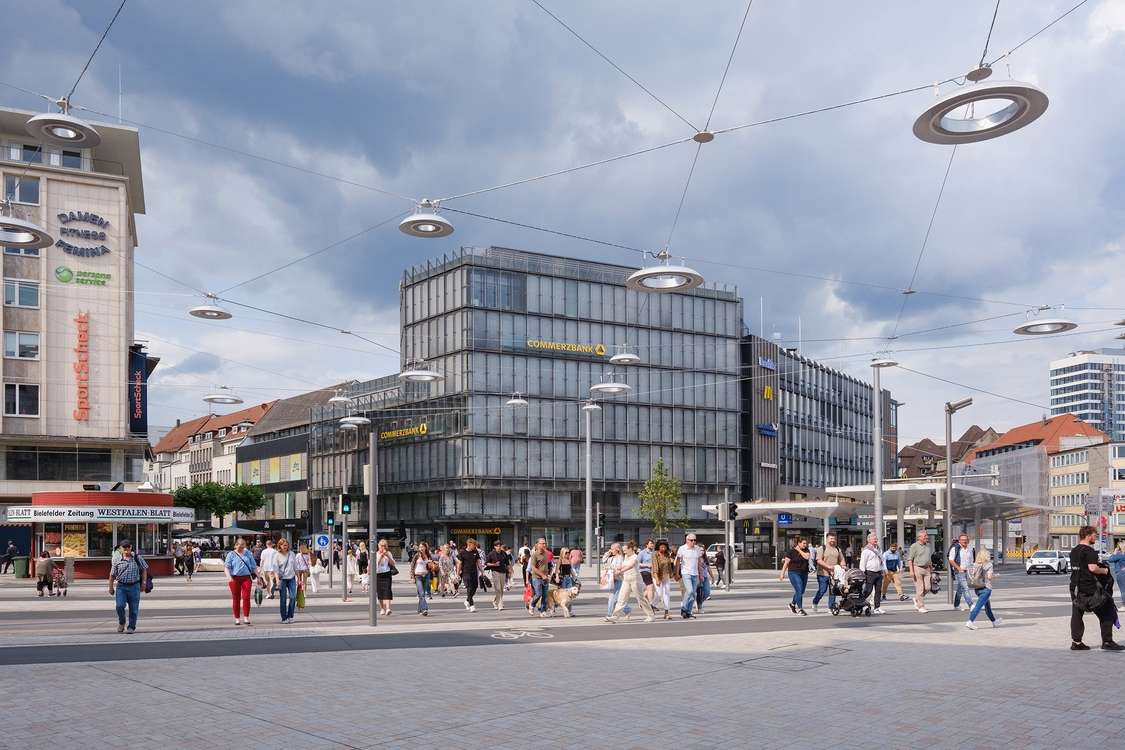 Jahnplatz Bielefeld lighting design