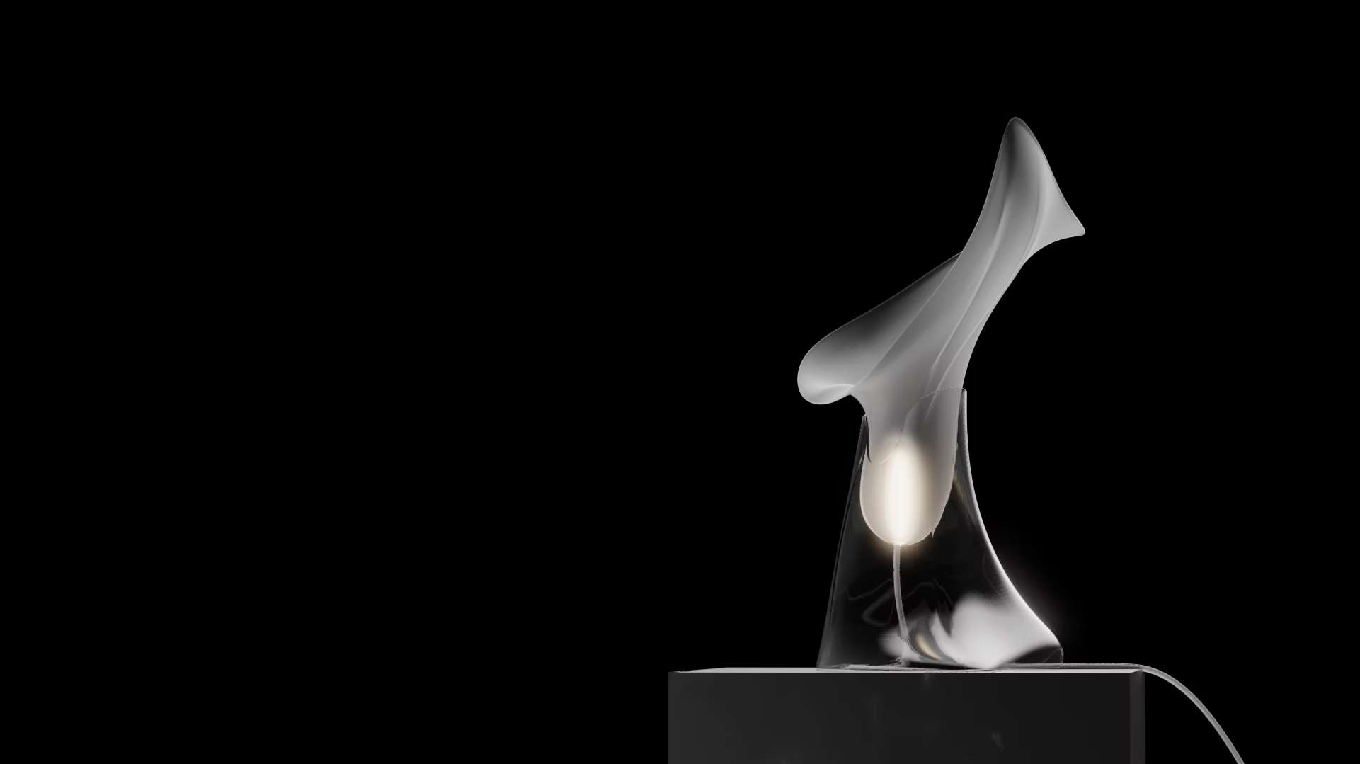 The Fiora lamp, designed by Heesoo Park