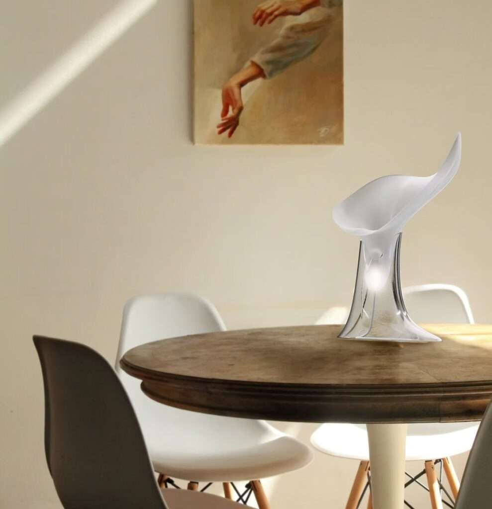 The Fiora lamp, designed by Heesoo Park