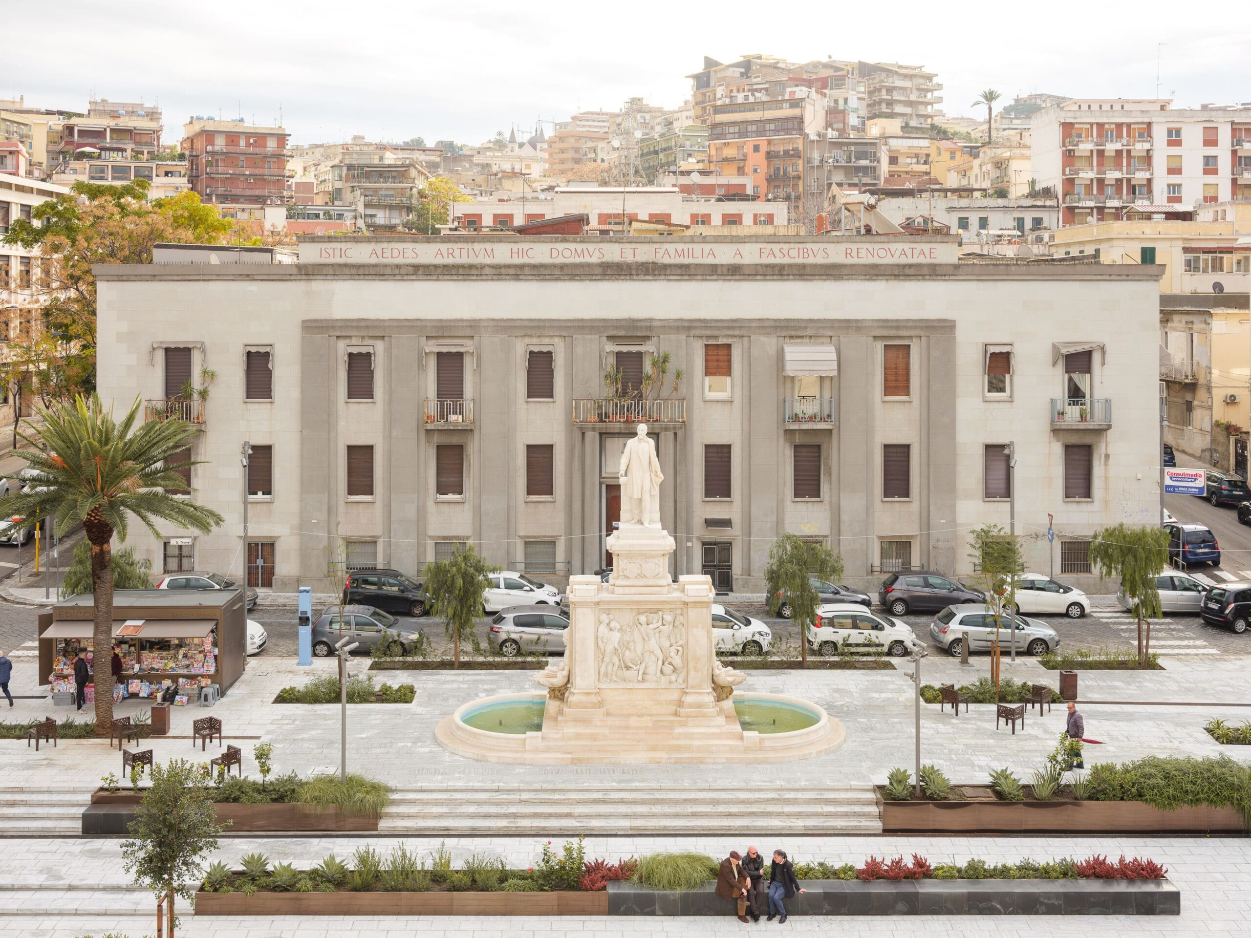 Piazza De Nava Rises From Neglect to Urban Heartbeat