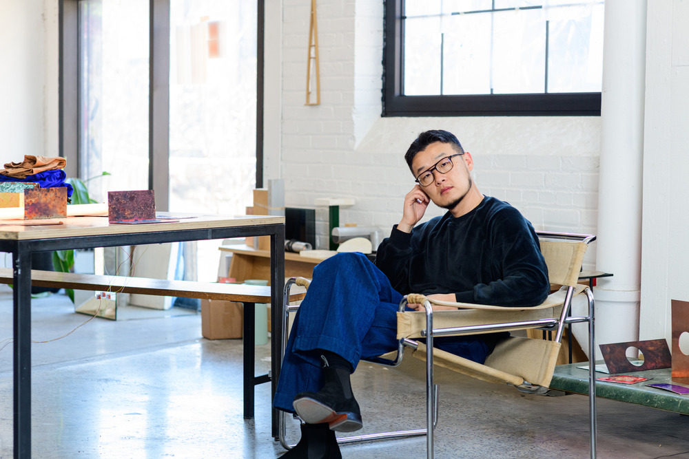 Kwangho Lee at the Lambert & Fils workshop, March 2024.