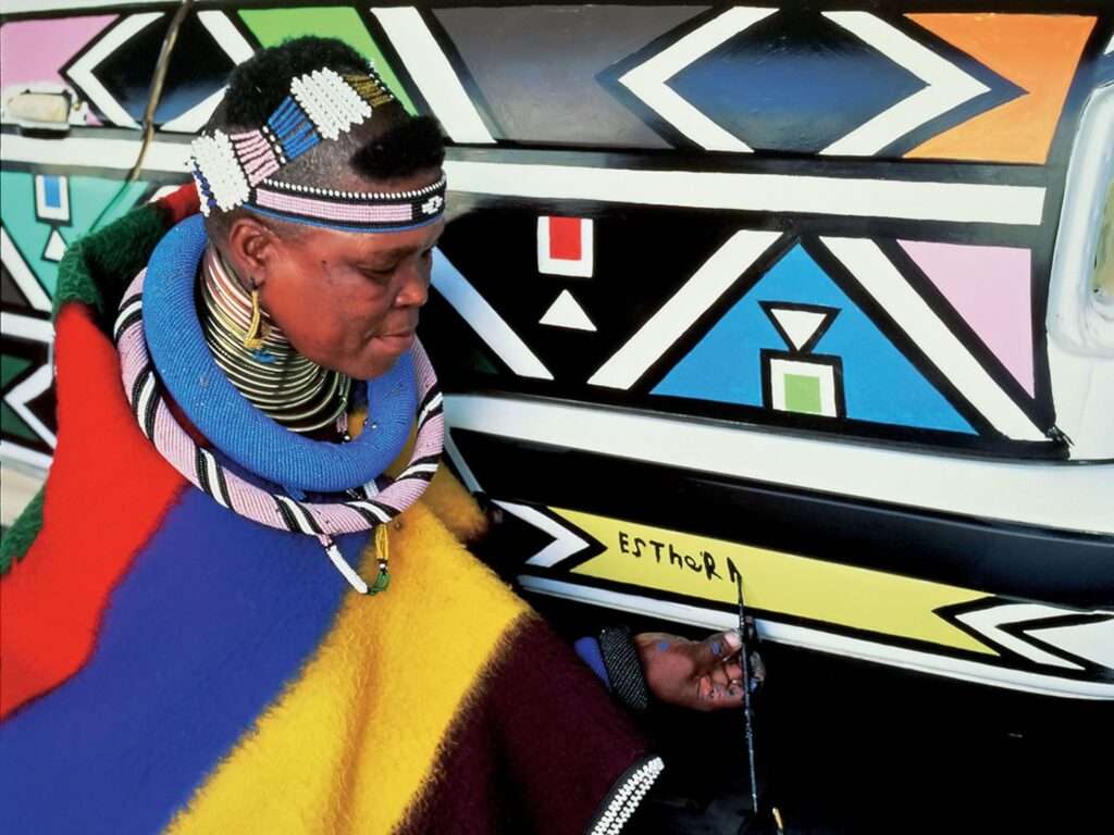 BMW Art Car #12 by Esther Mahlangu (c) BMW AG