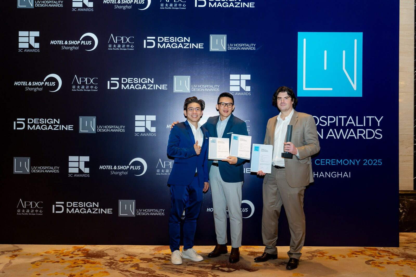 LIV Hospitality Design Awards Mark Five Years with Unforgettable Shanghai Gala