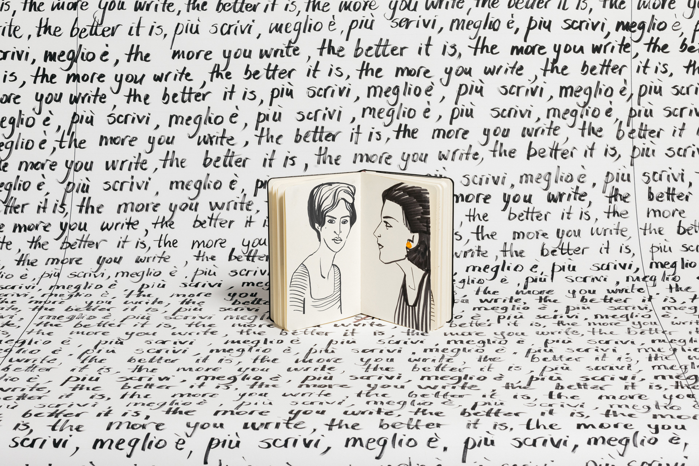 Moleskine_ DRAWING ME DRAWING YOU