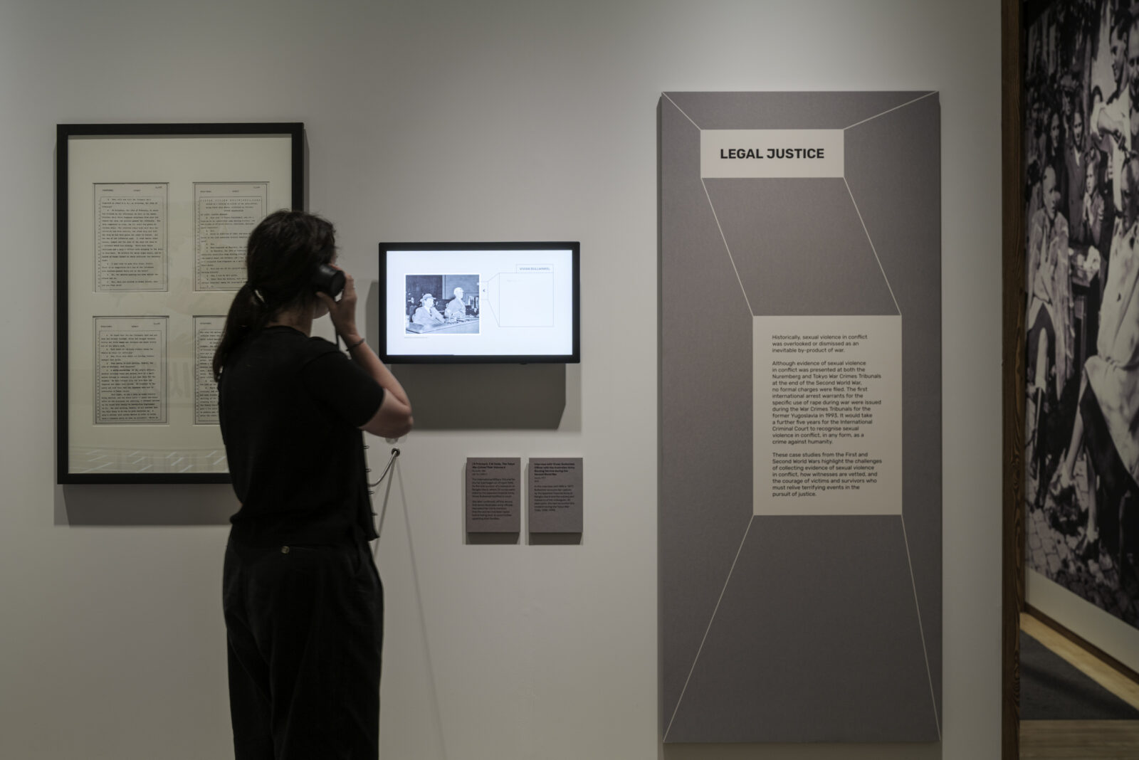 This room examines what recourse to justice victims have or have had