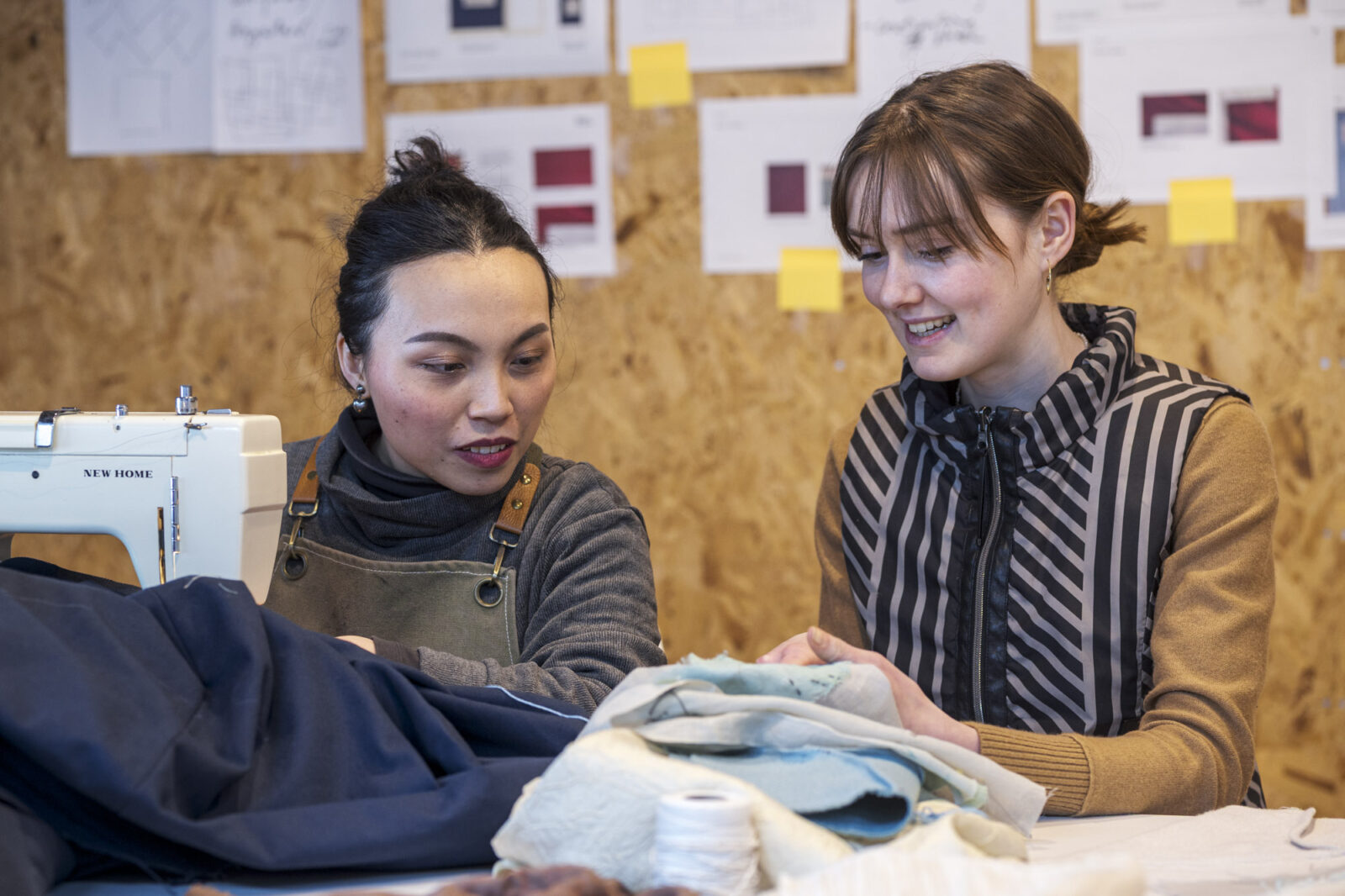 Yi-Ching Wang with Nissen Richards Studio designer Phoebe Flatau