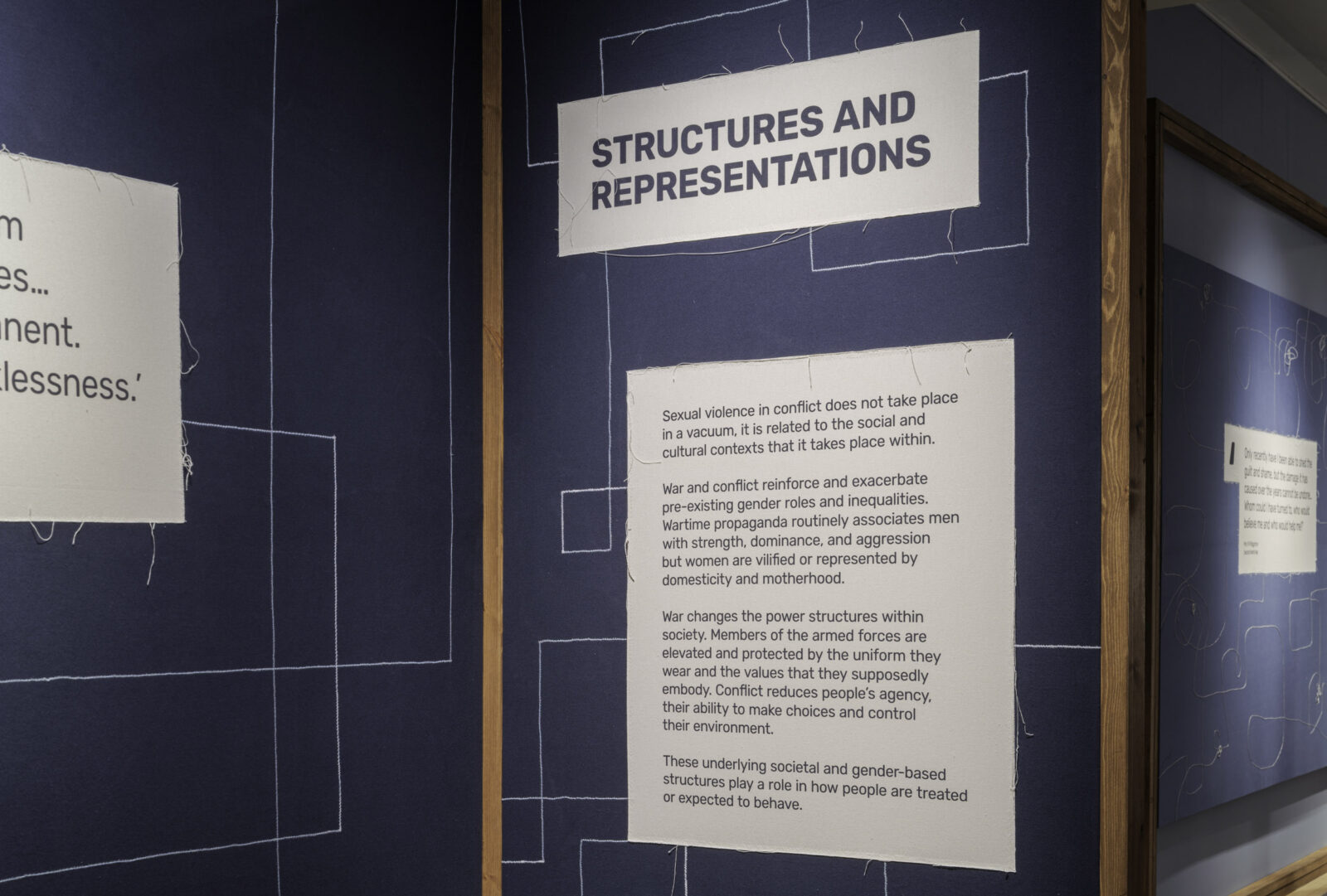 Language of timber frames and sewn panels