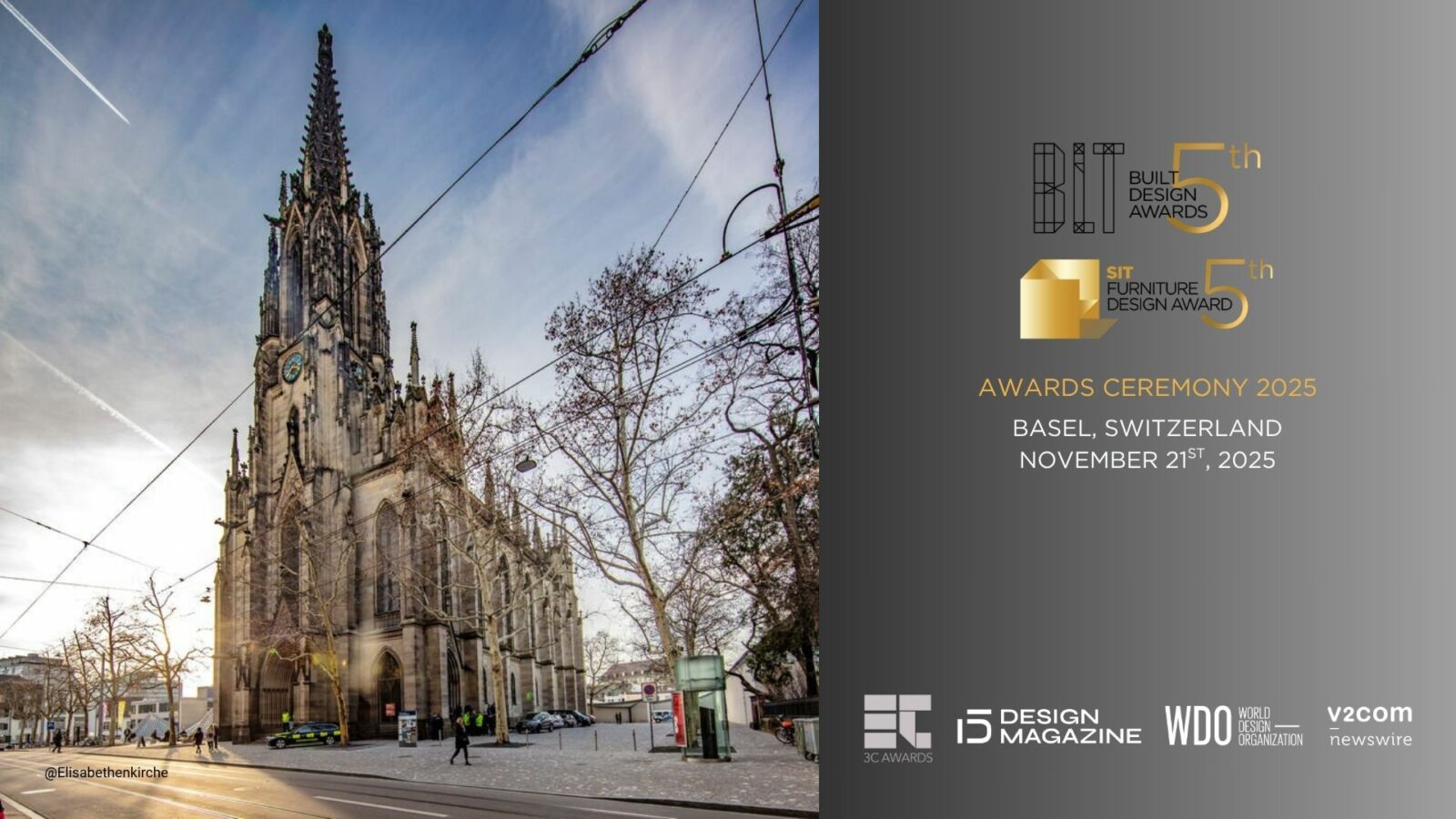 Save the Date: SIT Furniture Design Award and BLT Built Design Awards Head to Basel in 2025