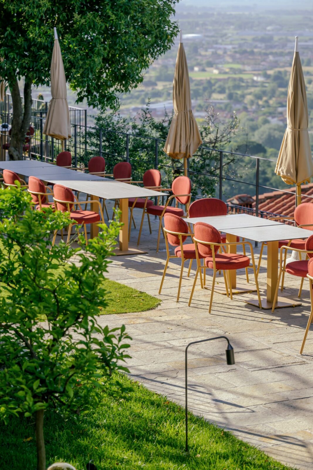 Terraces of Light Transform the Medieval Gardens of La Monastica