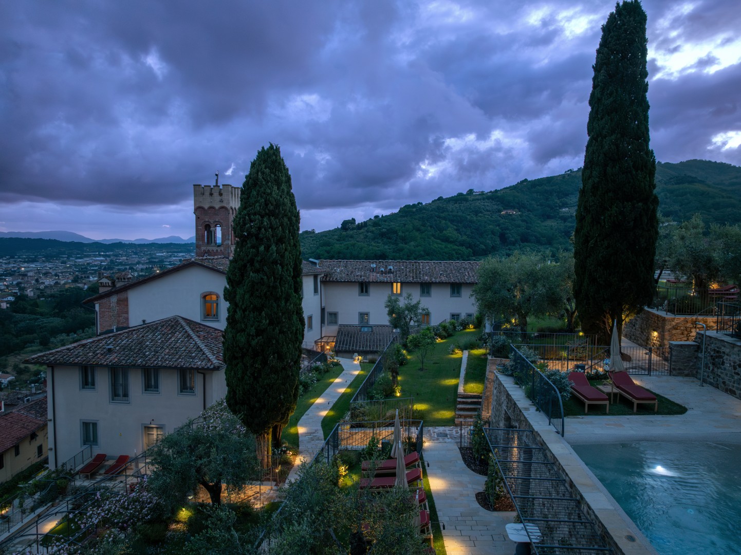 Terraces of Light Transform the Medieval Gardens of La Monastica