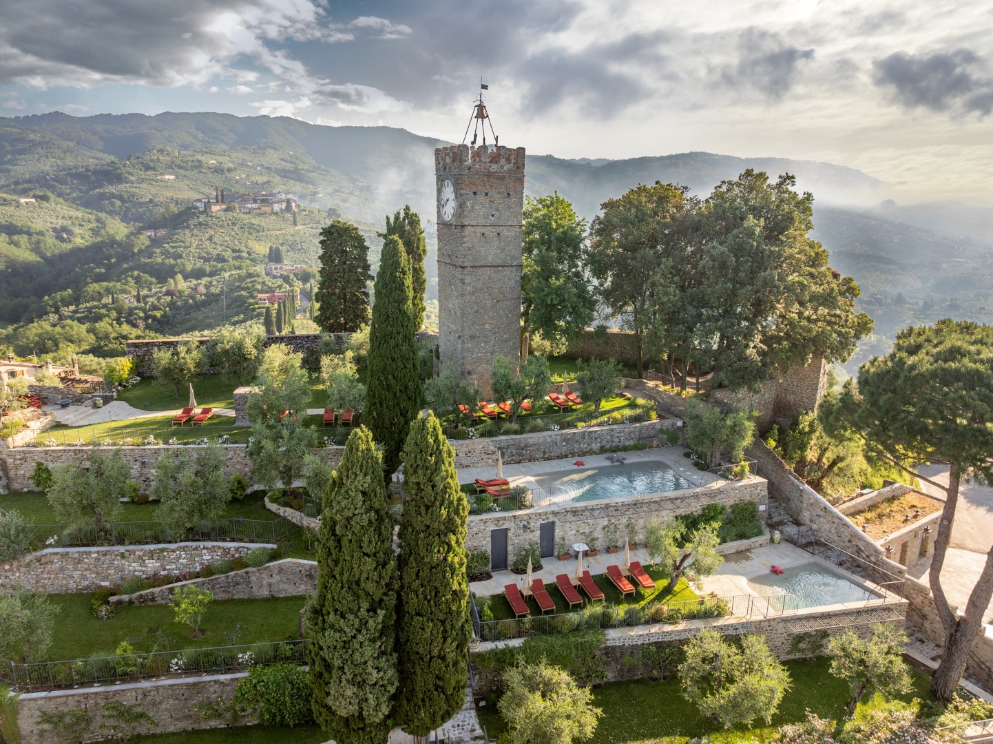 Terraces of Light Transform the Medieval Gardens of La Monastica