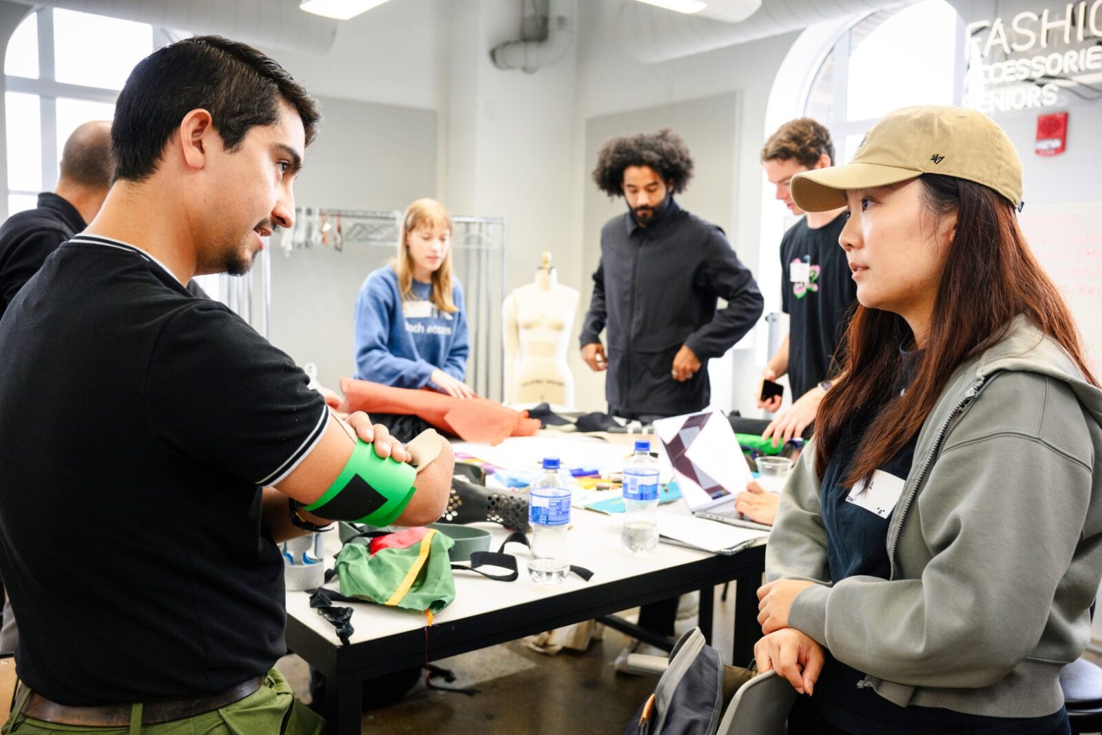 Art Jam for design students to brainstorm different prototypes for the limb loss community.