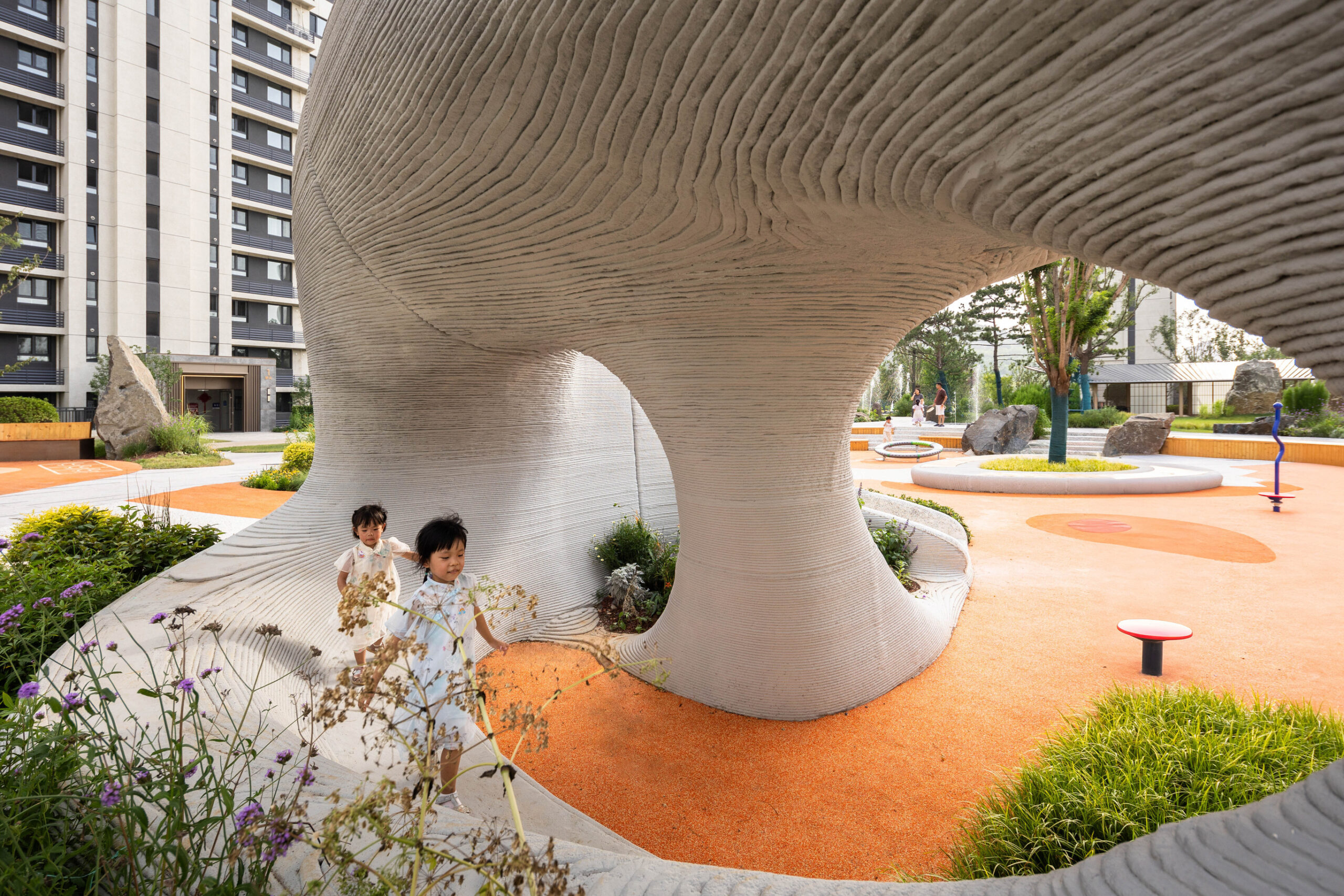Boulder Park in Ji'nan Creates a Unique Public Space with Natural