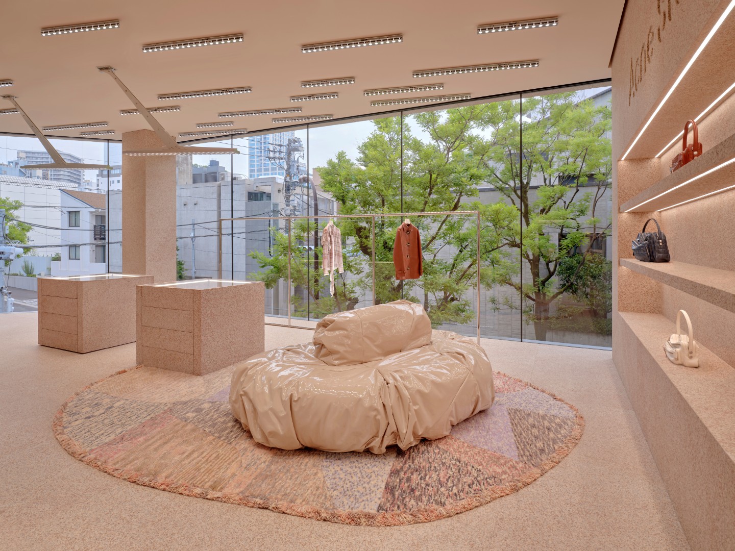 Acne Studios Opens New Tokyo Aoyama Flagship Store Wrapped in Pink Granite