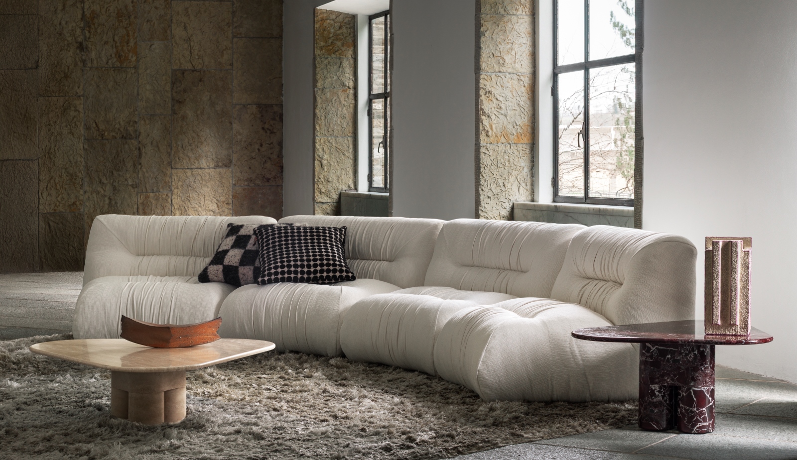 Ghidini1961, MAMBO sofa setting, photo: Fabrizio Bergamo, styling Candida Zanelli